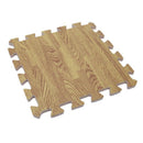 9PCS Kid Safety Play Rug Wood grain EVA Foam Floor Puzzle Pad Work Gym, Lig