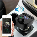 Dual USB Adaptive Fast Charging Rapid Car Charger FM Transmitter MP3 Receiver