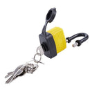 4pcs 40mm Waterproof Keyed Alike Lock Laminated Padlock Pad Same Key Gate D