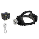 XHP50 LED Headlight 5 Modes 2000LM Telescopic Zoom Torch Lamp for Fishing