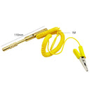 DC 6V 12V 24V Circuit Tester Diagnostic Tool Trailers Yellow Metal Probe Lamp