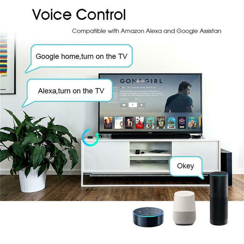 Wireless Smart WiFi+IR Switch Remote Controller Home Control for Alexa Google