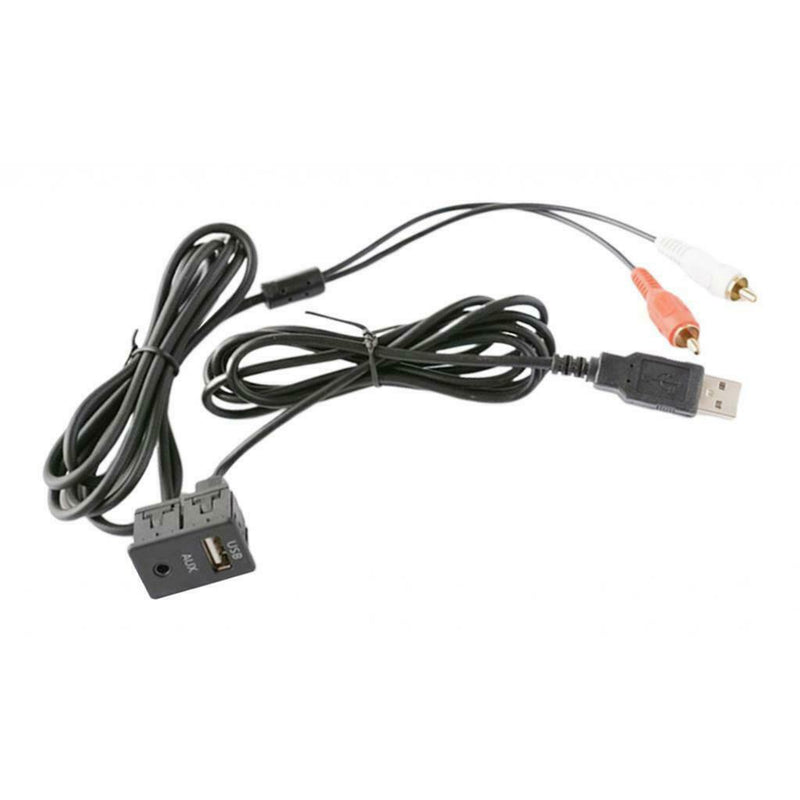 1.5 M Car AUX USB MP3 Audio Input Cable Adapter for Music Playing Charing