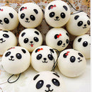 Mini Random   Soft Panda/Bread/Donut/Buns/Macaroon Phone Straps   ME
