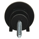 Strap Lock Straplocks Round Head for Electric Guitar Bass Black