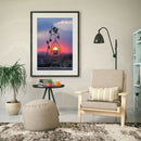 Sunlight Rhinestone DIY Diamond Painting Full Round Wall Picture Home Decor