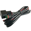 6.6ft Offroad LED Work Light Bar Wiring Loom Harness Relay Fuse Kit 40A 12V A