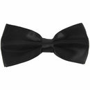 5X(Fashion Novelty Classic Mens Adjustable Wedding Tie Bowtie Black P3Z7)