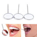 1PC Dental Mirror Dentist Stainless Steel Handle Tool for Teeth Cleaning Hot!