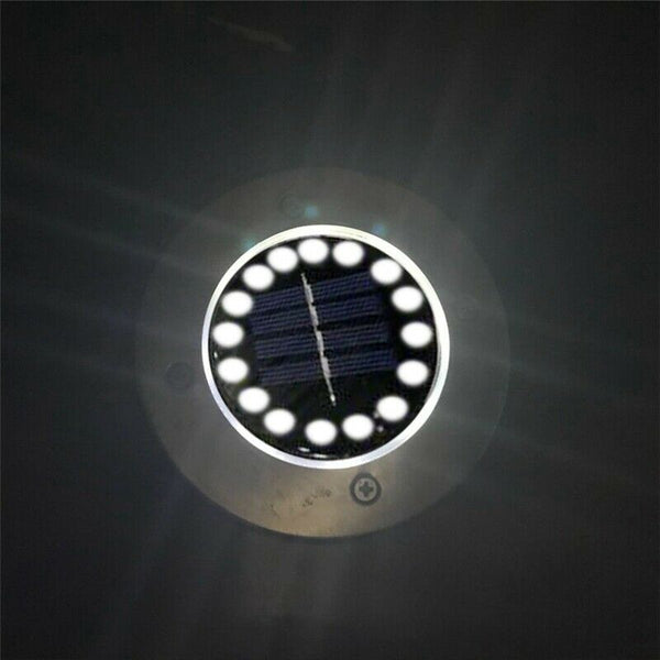 Solar Power Buried Light Ground With 16Led 2V/100Ma Lamp Outdoor Path Garde