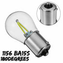 2x 1156 BA15S P21W COB White LED Turn Signal Light Reverse Backup Lamp Bulb B7U5
