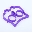 Kitchen DIY Silicone Animal Fried Eggs Mold Breakfast Pancake Ring Shaper