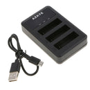 Triple USB Battery Charger Charging for SJCAM SJ8 pro plus air Sport Camer