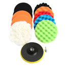 11pcs 6 Inch Buffing Sponge Polishing Pads Kit Set For Car Polisher Buffer