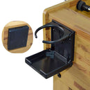 Plastic Drink Holder Bottle Stand Cola Rack for Soccer Foosball Table Black