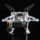 Portable Outdoor Camping Stove Folding Picnic Cooker Gas Burner Windproof Burner