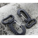 5 Pcs Molle Edc Multi Backpack Adapter Webbing Hook Buckle Carabinerã€ ME