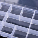 15 compartment transparent visible plastic fishing lure box fishing tackle box &