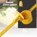 Stainless Steel Potato Press Crusher Handheld Fruit Lemon Squeezer Masher Mincer