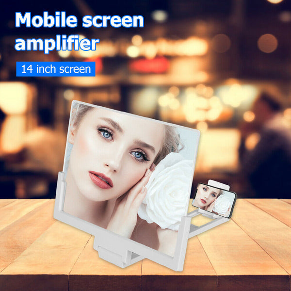 14 inch Mobile Phone Screen Amplifier Magnifying Glass Foldable Phone Bracket