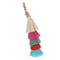 Hand Made Colorful Bohemian Pom Pom Tassel Bag Charm Keychain
