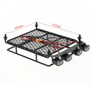 RC Off-road Truck Roof Rack w/ 4 LED Light for 1/10 1/8 Redcat HSP RC4WD D90