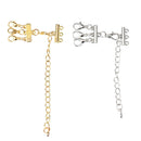 6Pcs Multi Strand Lobster Clasps Extender Chain Necklace Bracelet ConnectorS Hn