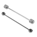 2pcs Mens Neck Tie Shirt Pin Bar Boys Mens Suit Collar Clip Wedding Pins