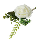 3Pcs Wedding Boutonniere Corsage, Artificial Rose Flower Corsage for Sister