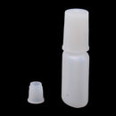 10Ml white plastic gel refillable bottle with brush nail polish oil bottle In ES