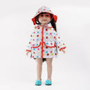 Rainbow Dot Raincoat Hat Clothes For 18in Girl Our Generation_Doll U0X8 I2S E7W5