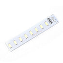 1pc 8 SMD LED PCB Short Rectangle Light Source Aluminum Plate For USB Lighting3C