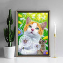 5D DIY Full Drill Diamond Painting Cat Mouse Cross Stitch Embroidery Kits