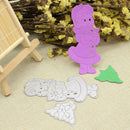 Girl Cat DIY Metal Cutting Dies Stencils Scrapbooking Embossing Craft