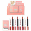 Lipstick Set 4 Colors Matte Long Lasting Waterproof Matt Lip Stick Tube Nude Red