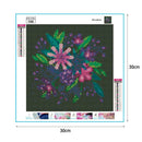 5D DIY Full Drill Square Diamond Painting Flower Cross Stitch Embroidery