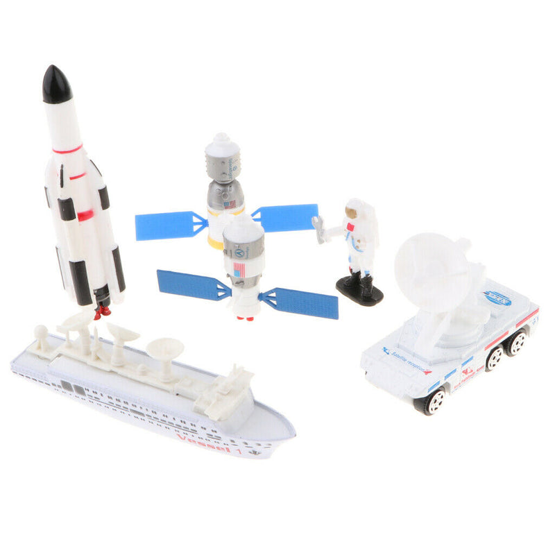 Alloy Models Space Shuttle Rocket Aircraft Spacecraft Kit 1:64 Kids Toys A