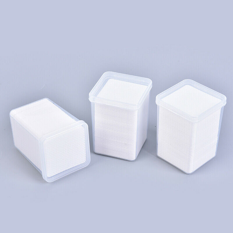 200Pcs/Box Lint-Free Nail Polish Remover Cottons Nail Art Soft Wipe Cleaner S Nw