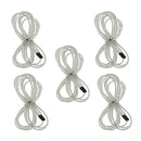 Replacement Jump Rope Cord Skipping Speed Rope Cable with End Caps White