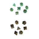 Pack of 14 Opaque Acrylic D20 D12 D10 D8 D6 D4 Dices Die for Dungeons and