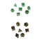 Pack of 14 Opaque Acrylic D20 D12 D10 D8 D6 D4 Dices Die for Dungeons and