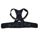 Posture Corrector Magnetic Lumbar Back Shoulder Straight Belt Therapy Black