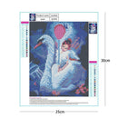 DIY Full Drill Diamond Painting Swan Girl Cross Stitch Embroidery Decor