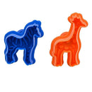 animal form Cake Cookie Cutter (random color, set of 4) D7Z1