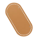 60 Holes PU Bag Pad Shaper Tote Bottom Insert for Hand-woven DIY Bag Khaki
