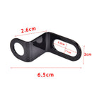 1Pair Black Universal Bicycle Motorcycle Scooter Instrument Brackets Lamp Holde-