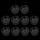 100x Clear Tealight Cups Heat-Resistant Wax Containers Candle Mold Candle Holder