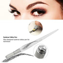 Eyebrow Tattoo Kit Set Pen Needle Pigment Ink Practise Skin Tool Ring Cup