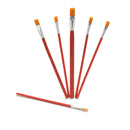 6X Nylon Hair Artist Water Colour Acrylic Oil Painting Paint Brush Set SupplyLJ