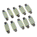 10X 42mm 3528 SMD 16 LED Interior Festoon Bulb Lamp